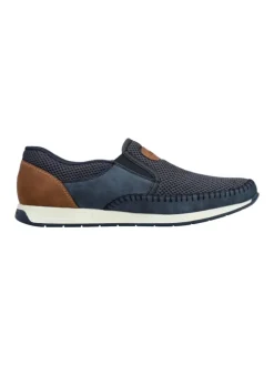 Sportliche Slipper in Blau