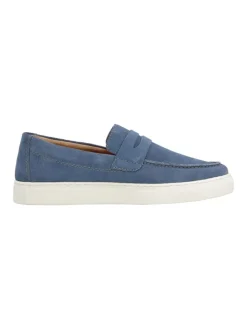 Sportliche Slipper in Blau