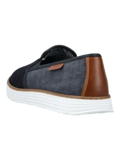 Sportliche Slipper in Blau