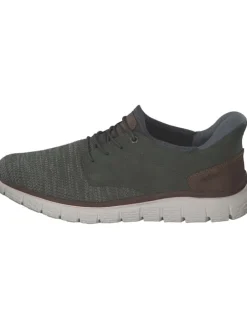 Sportliche Slipper in salbei/moor/nuss/rauch