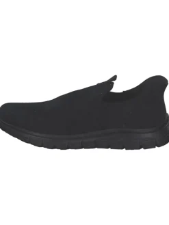 Sportliche Slipper in schwarz/schwarz