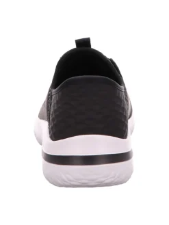 Sportliche Slipper in Schwarz