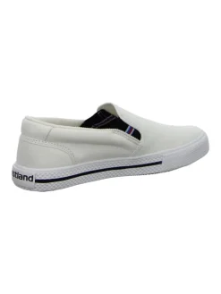 Sportliche Slipper in Weiß