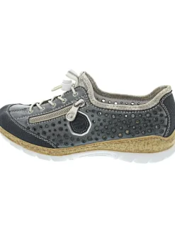 sportlicher Schnürer Blau