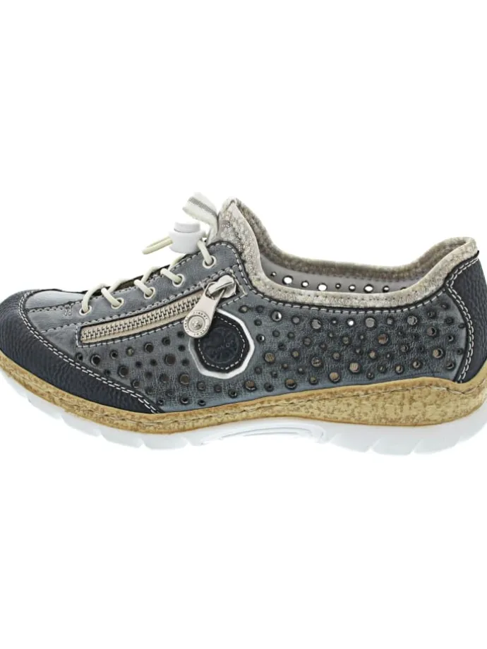 sportlicher Schnürer Blau