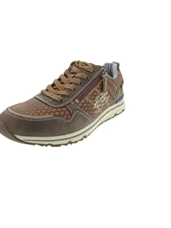 sportlicher Schnürer Braun