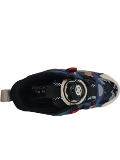 sportlicher Schnürer Drehverschluss in Blau