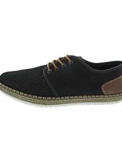 sportlicher Schnürer Schwarz