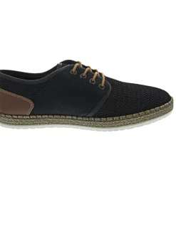 sportlicher Schnürer Schwarz