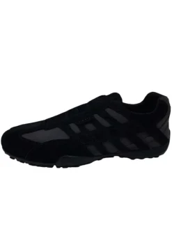 sportlicher Schnürer Snake in Schwarz