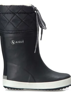 Stiefel Giboulee in marine/weiß