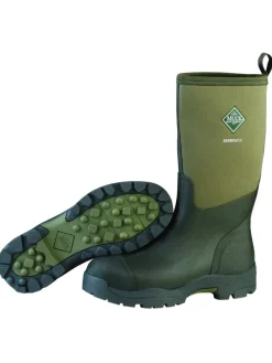 Stiefel in moosgrün