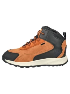 Stiefelette in Braun/Schwarz