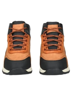 Stiefelette in Braun/Schwarz