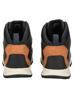 Stiefelette in Braun/Schwarz