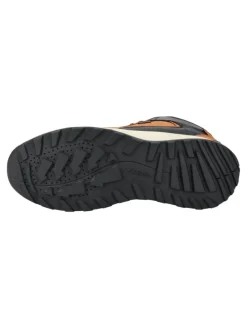 Stiefelette in Braun/Schwarz