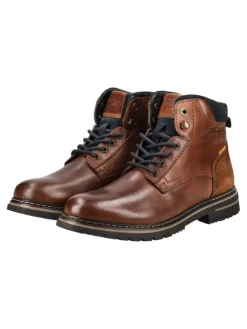 Stiefelette in Cognac