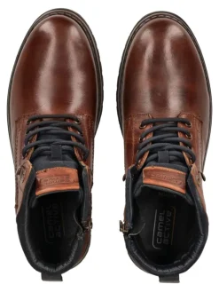 Stiefelette in Cognac