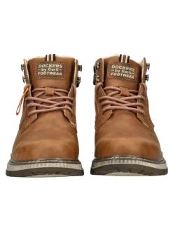 Stiefelette in Cognac