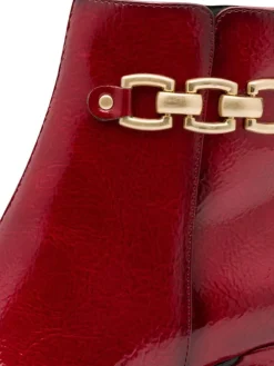 Stiefelette in DK.RED PAT.