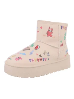 Stiefelette in Hellbraun