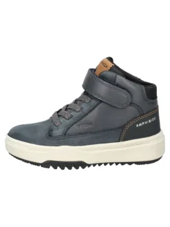 Stiefelette in Navy/Schwarz