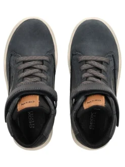 Stiefelette in Navy/Schwarz