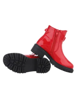 Stiefelette in Rot