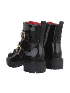 Stiefelette in Schwarz