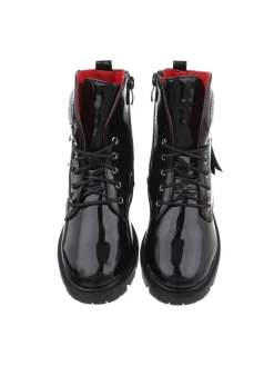 Stiefelette in Schwarz