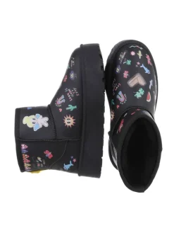 Stiefelette in Schwarz