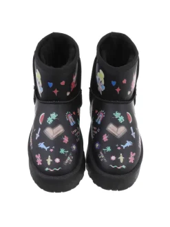 Stiefelette in Schwarz