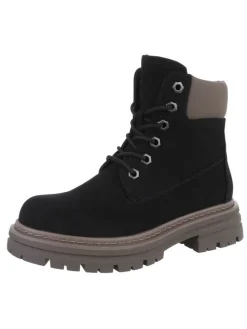 Stiefelette in Schwarz