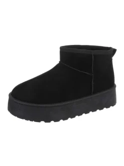 Stiefelette in Schwarz