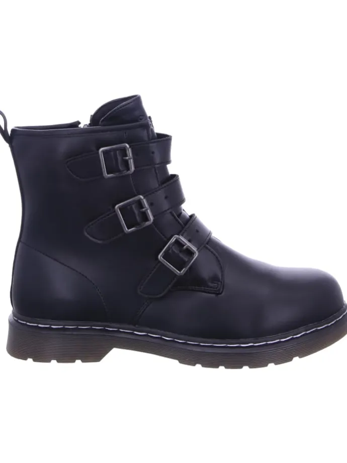 Stiefelette in schwarz