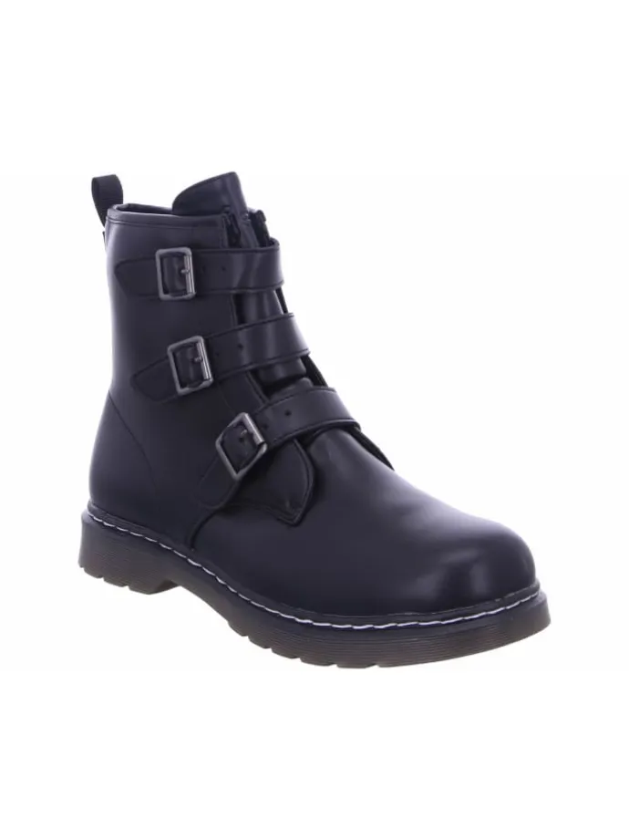 Stiefelette in schwarz
