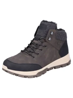 Stiefelette in Schwarz/Braun