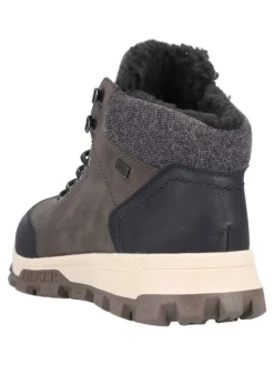 Stiefelette in Schwarz/Braun