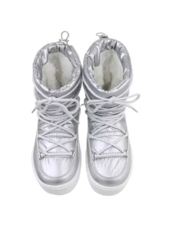 Stiefelette in Silber