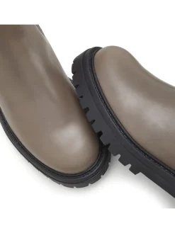 Stiefelette in taupe