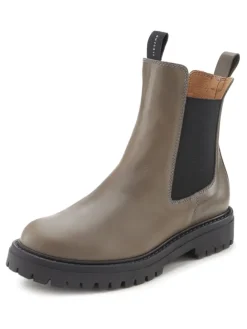 Stiefelette in taupe