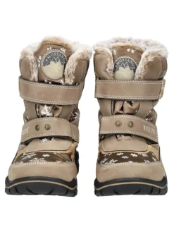 Stiefelette in Taupe