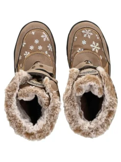 Stiefelette in Taupe