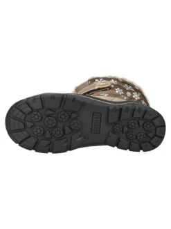 Stiefelette in Taupe