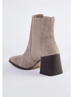 Stiefeletten in Beige