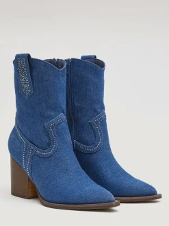 Stiefeletten in Blau