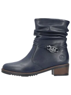 Stiefeletten in Dunkelblau