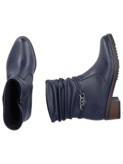 Stiefeletten in Dunkelblau