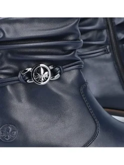 Stiefeletten in Dunkelblau