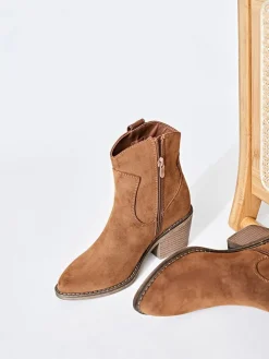 Stiefeletten in Hellbraun